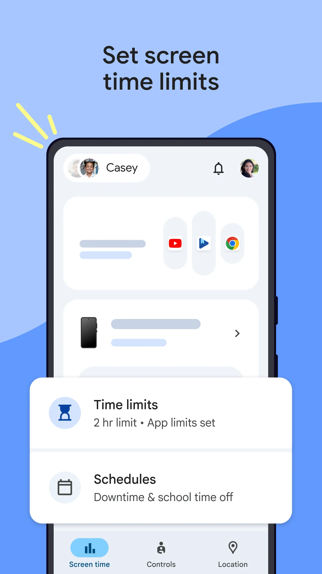Google Family Link screenshot
