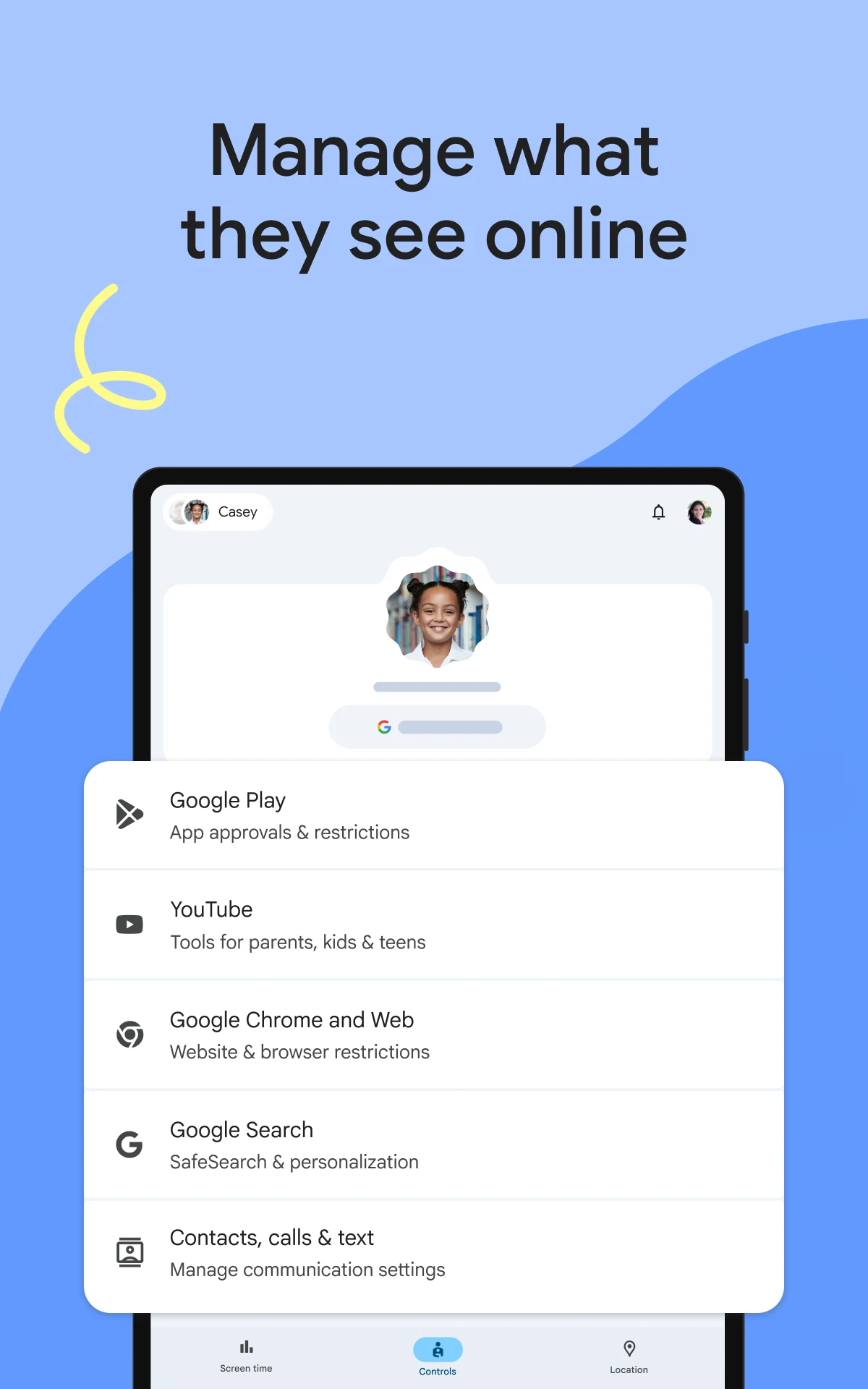 Google Family Link screenshot